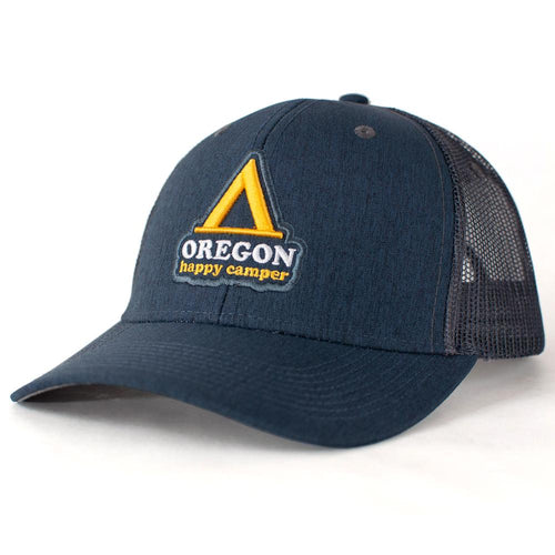 Happy Camper Oregon Curved Bill Trucker Hat