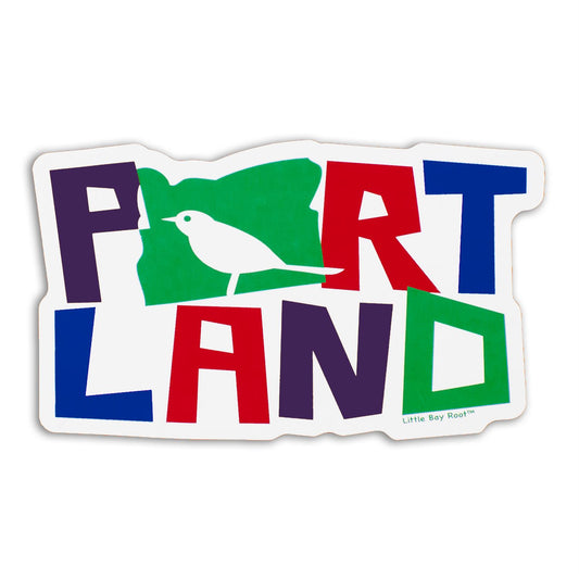 Colorful Bird Portland | Sticker