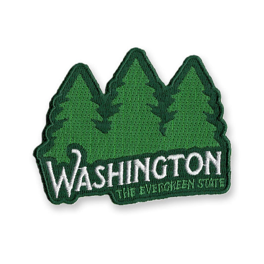 Washington Evergreen State | Iron-on Embroidered Patch