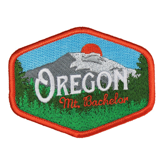 Oregon Mt. Bachelor Vintage Embroidered Patch