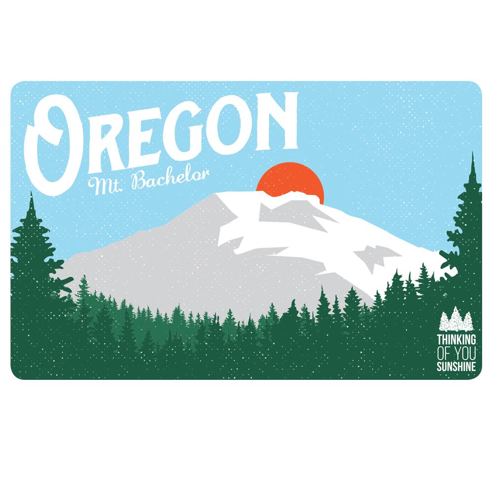 Oregon Mt. Bachelor Vintage | Postcard 3 Pack