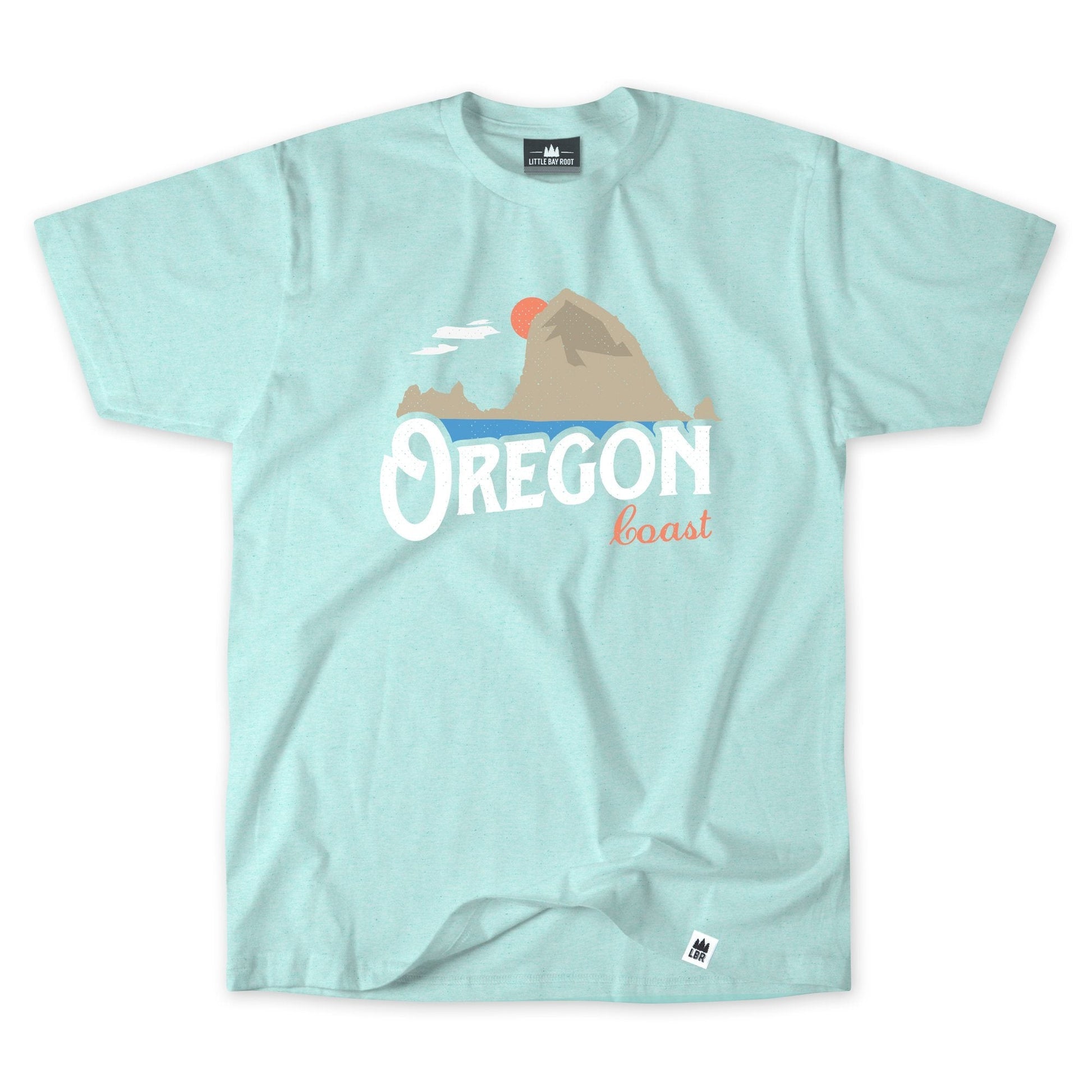 Oregon Coast Vintage Haystack Rock | Adult T-Shirt