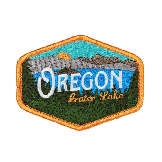 Oregon Crater Lake Vintage Embroidered Patch