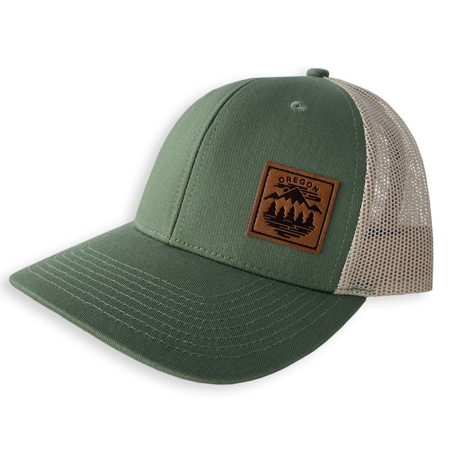 Oregon Fifty Ranges Curved bill snapback hat Pine Tan