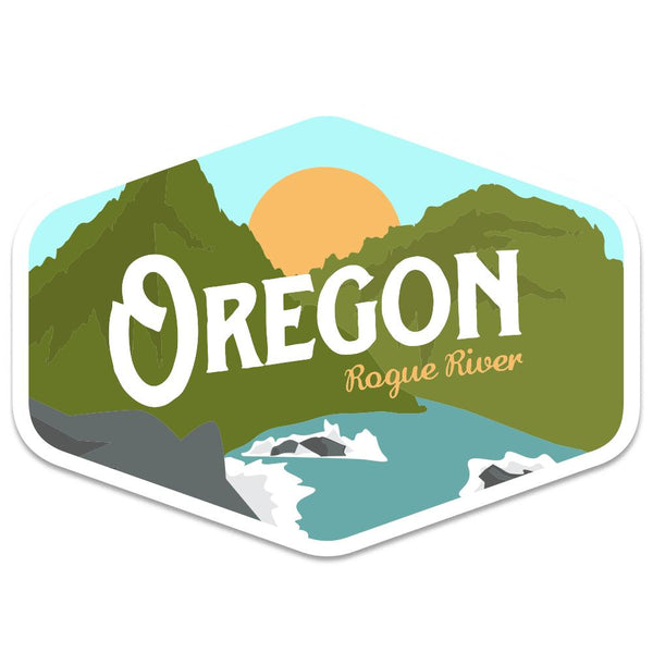 Root River Sticker Oregon Rogue River Vintage | Vinyl Sticker – Little Bay Root