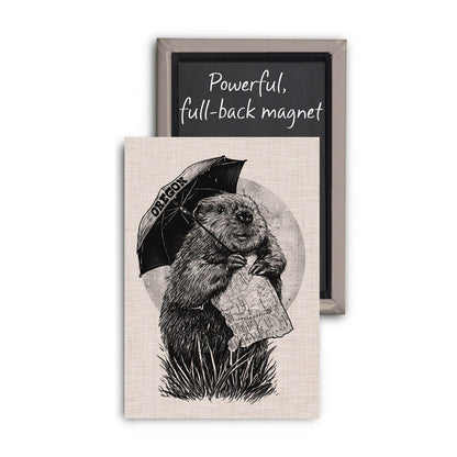 Oregon Beaver | Refrigerator Magnet