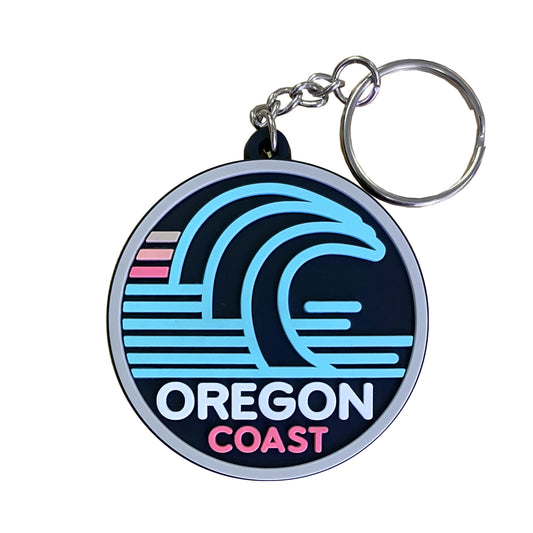 Oregon Coast Surf | PVC Key Ring