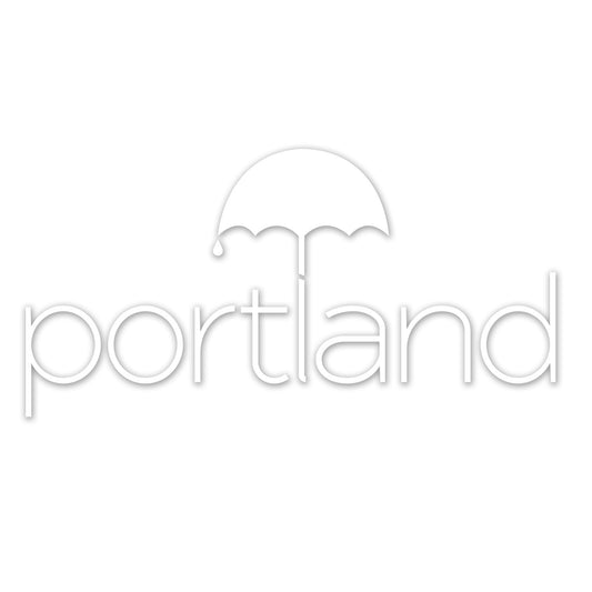 Portland Umbrella Vinyl Decal Sticker