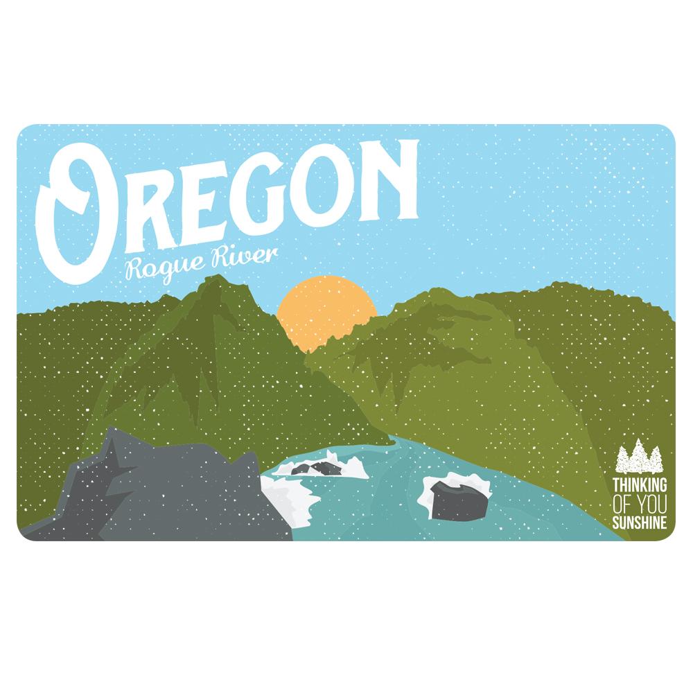Oregon Rogue River Vintage | Postcard 3 Pack