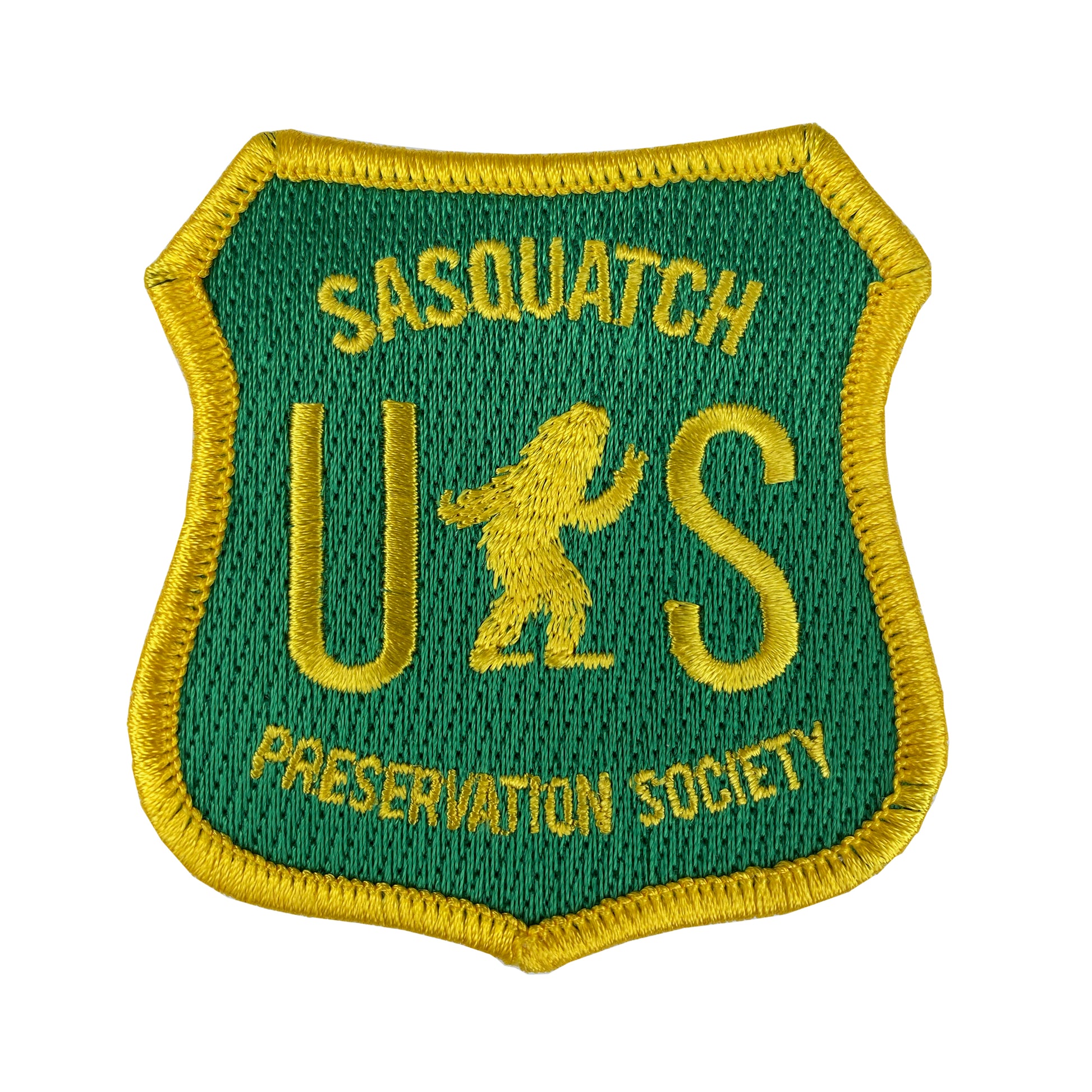 Sasquatch Preservation Society Iron-on Embroidered Patch