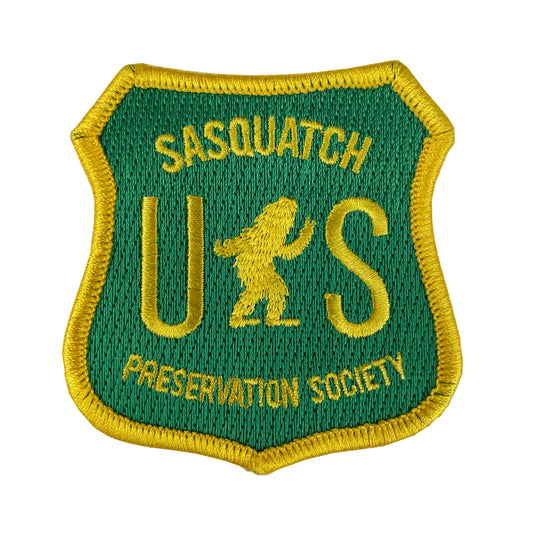 Sasquatch Preservation Society | Iron-on Embroidered Patch