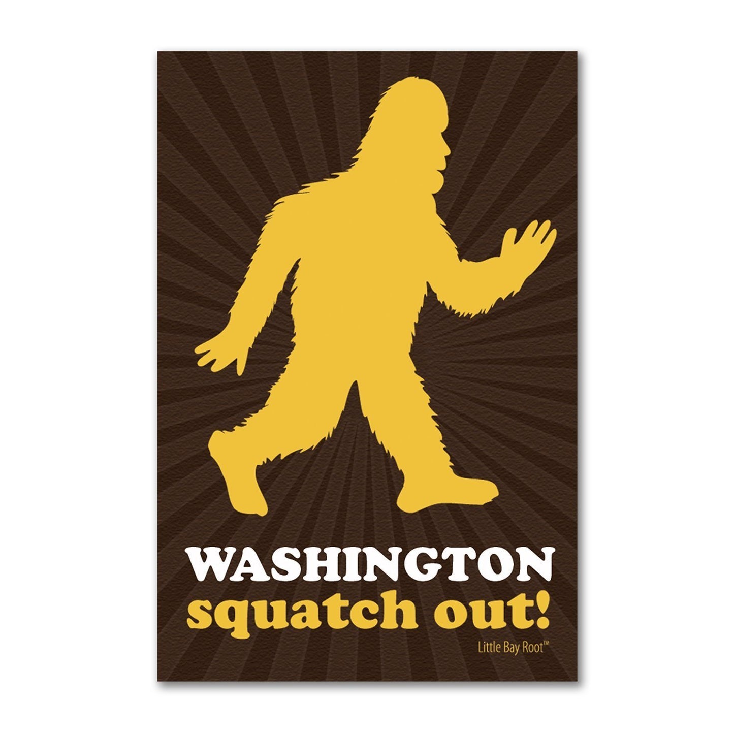 Squatch Out Washington | Refrigerator Magnet