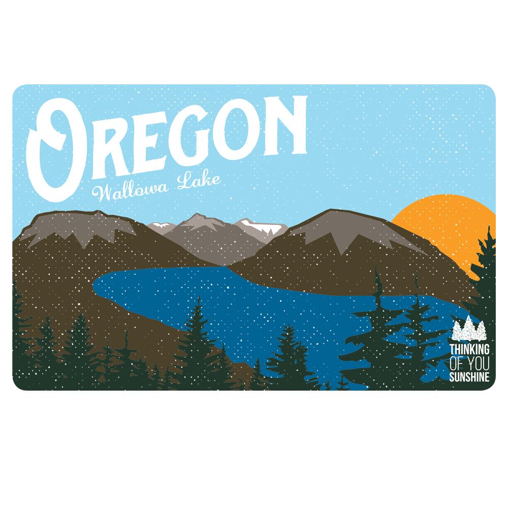 Oregon Wallowa Lake Vintage | Postcard 3 Pack