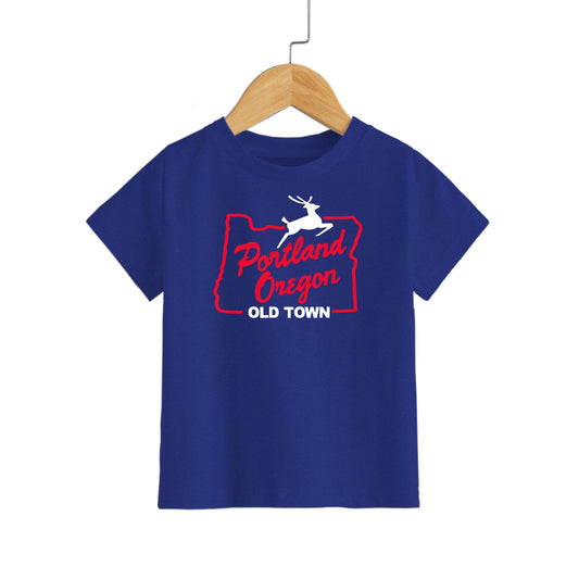 White Stag Sign Portland Oregon | Youth T-Shirt
