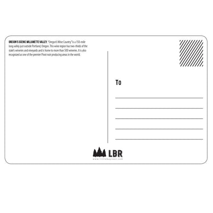 Oregon Willamette Valley Vintage | Postcard 3 Pack