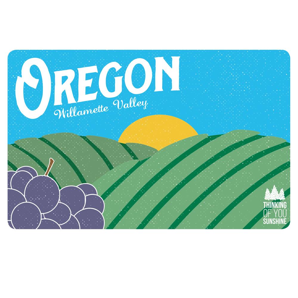 Oregon Willamette Valley Vintage | Postcard 3 Pack