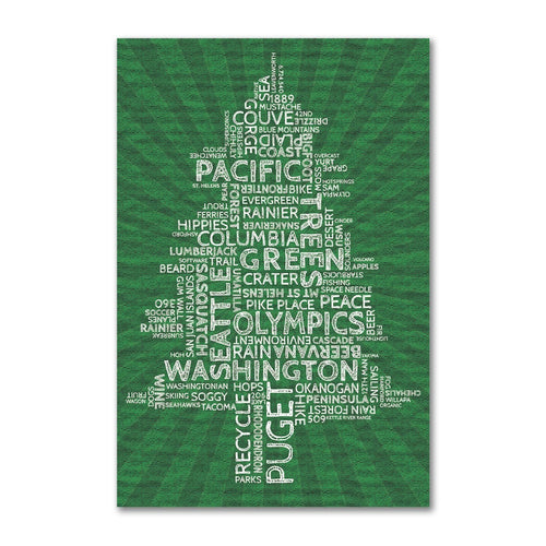 Washington Word Tree | Refrigerator Magnet